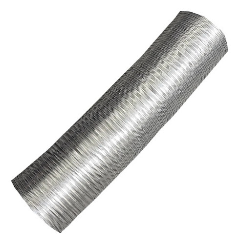 Caño Corrugado Flexible Aluminio Ø 8'' Extensible A 1 Mt Mqh