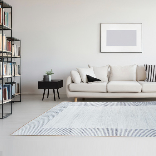 Tapete Sala Estilo Nórdico 200x160 Cm Suavidad Elegancia Ancho 1.6 m Color Azul claro Diseño de la tela Cuadro