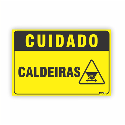 Placa Cuidado Caldeiras 30x20