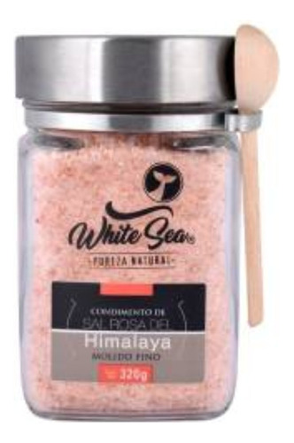 Condimento White Sea Sal Rosa Del Himalaya Molido Fino 320 G