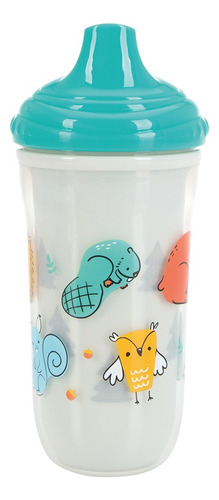Fáciles Sorbitos - Vaso Con Aislamiento Térmico - Naranja Gris Lisa