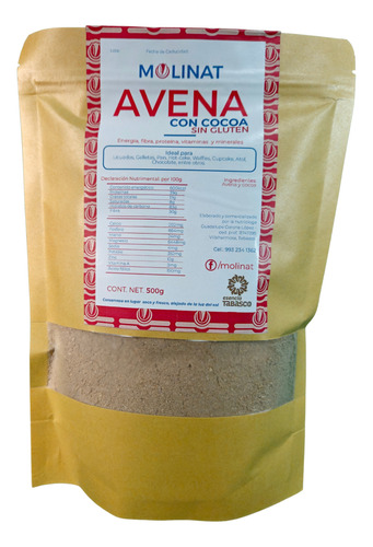 Avena Con Cocoa (500 Gr)