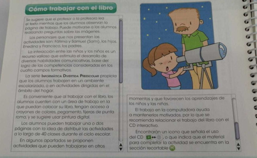 Informatica Divertida, Preescolar 1. Incluye Cd, De Cruz Guillen, Olga Isela De La., Vol. 1. Editorial Trillas, Tapa Blanda, Edición 1a En Español, 2011