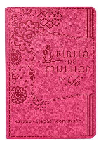 Bíblia da Mulher de Fé, NVI, Couro Soft, Rosa, de Walsh, Sheila. Vida Melhor Editora S.A, capa mole em português, 2016