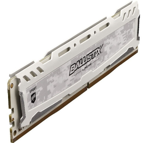 Memoria Ram Pc Ddr4 Crucial Ballistix 16gb 3200mhz Gamer Sport Lt White