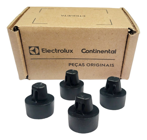 4x Pezinho Microondas Electrolux Mef41 Mec41  Mep41 Original