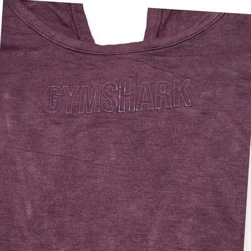 Playera Gymshark De Mujer Talla Chica Color Vino Sin Mangas (Usado)