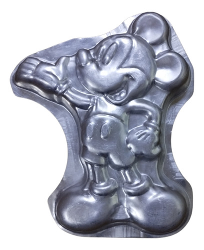 Molde Mickey Mouse Tortera Vintage Único Alumino Colección 