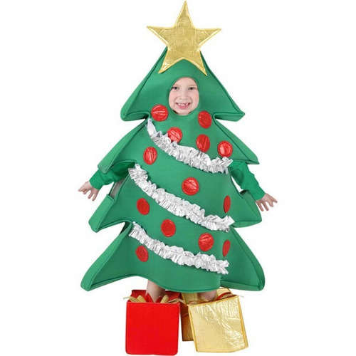 Disfraz Para Niño Árbol De Navidad Talla Medium 8-10