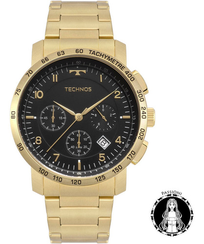 Relógio Technos Skymaster - 6s20aa/4p C/ Nf E Garantia O Dourado