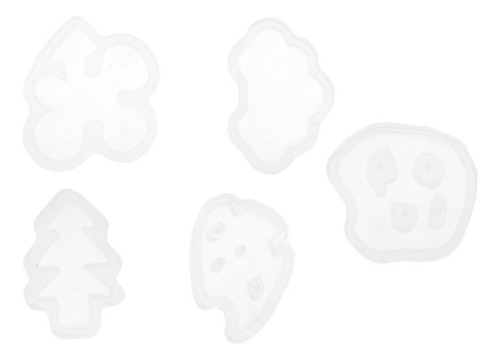 1 Juego De 5 Formas De Silicona Diy Molde De Joyería Molde