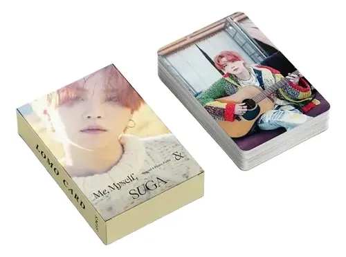 Cartão Fotográfico Suga Bts Me, Myself (lomocard) Kpop Bangt