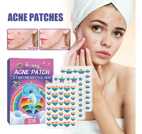 Parche Invisible X Pimple Patch De 216 Unidades Con Star-sha