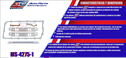 Junta Multiple Para Chrys V8 360  5.9l Ohv Dodge- Ram 2500, 