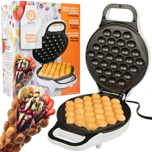 Masterchef Bubble Waffle Maker - Plancha Antiadherente Eléct