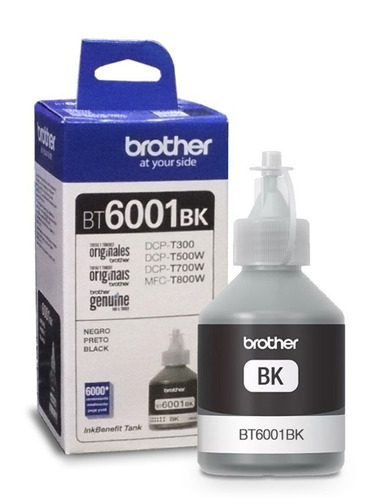 Tinta Brother Bt6001 Bk Negro Original Dcp T300 T500 T700