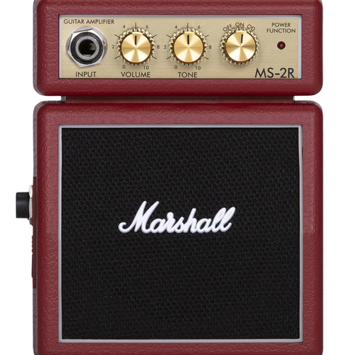 Amplificador Marshall Mini Ms-2r Rojo 1 Watt