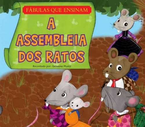 Fabulas Que Ensinam  A Assembleia Dos Ratos: Fabulas Que Ensinam  A Assembleia Dos Ratos, De Pae. Editora Pae Livros, Capa Mole, Edição 1 Em Português, 2022