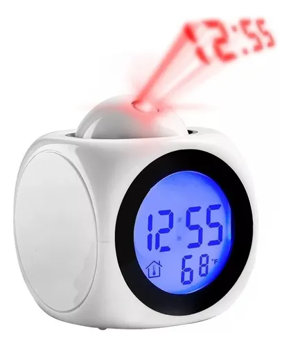 Reloj Despertador Proyecta Hora En El Techo MercadoLibre