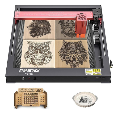 Grabador Y Cortador Láser Atomstack A12 Pro 10w Con Panel