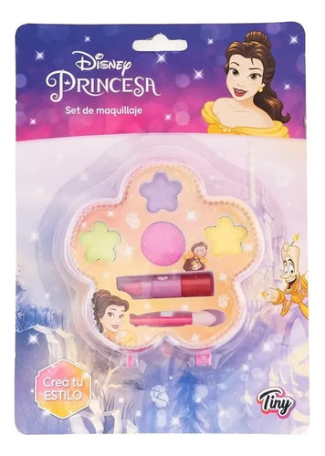 Set De Maquillaje Flor Disney Princesa Bella - Tiny 