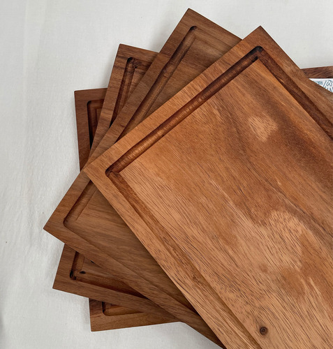 Tabla De Corte Picar Madera De Parota 20x30cms Personalizada