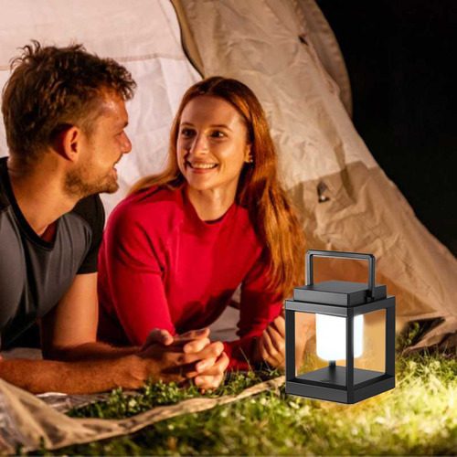 Compatible Linterna De Camping Impermeable Plegable Usb Con