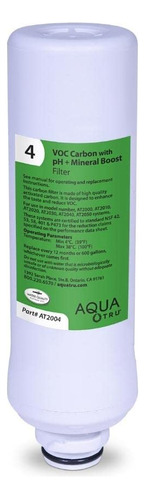 Aquatru - Filtro De Cov De Repuesto Con Refuerzo Mineral Ph+