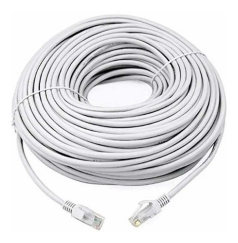 Cable De Red Cat6 Lan 40 Metros Alta Transferencia De Datos