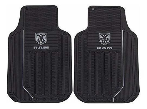 Plasticolor 001599r25 Ram Elite Front Floor Mats - Gray Logo