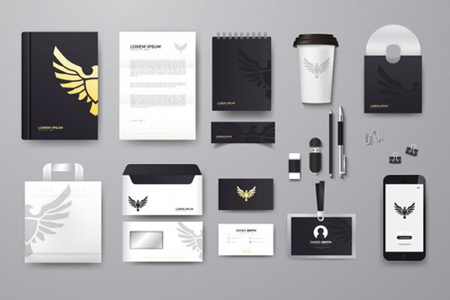 Logotipo Logomarca Cartão Identidade Visual Facebook Folder