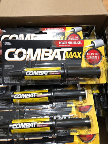 Imagen 3 de 4 de Gel Combat Mata Cucarachas Y Chiripas 100% Original