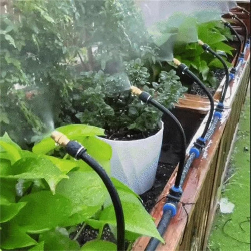 Sistema De Riego Automático Para Jardín Curvo De 360 Grados,