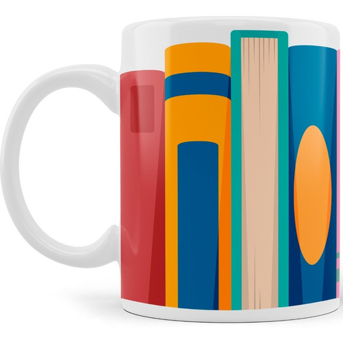 Caneca Xícara Livreiro Livro Livros Biblioteca Leitura