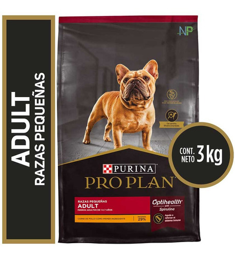 Alimento Para Perro Pro Plan® Adulto Raza Pequeña 3kg Np