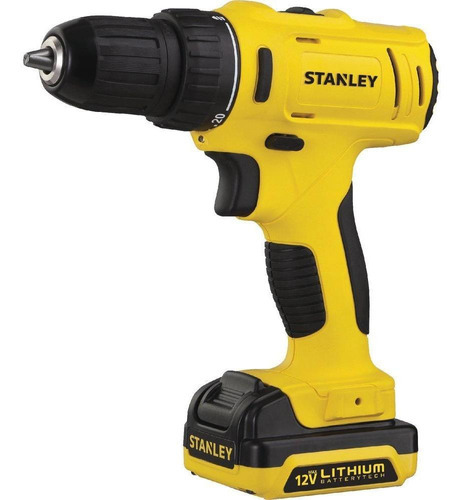Furadeira Parafusadeira 3/8 C/ 2 Baterias 12v Stanely Bivol 110v/220v