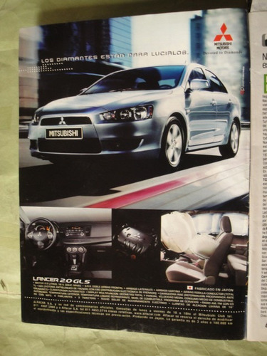 Publicidad Mitsubishi Lancer 2.0 Gls Año 2008