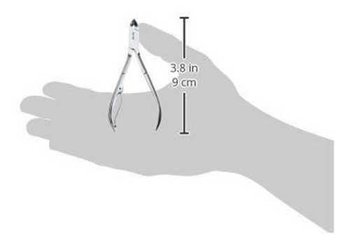 Alicate Corta Cuticula Piel Recto Profesional Acero Inox
