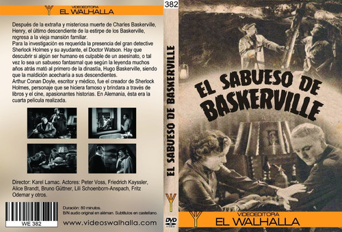 El Sabueso De Baskerville, 1937, Alemania.
