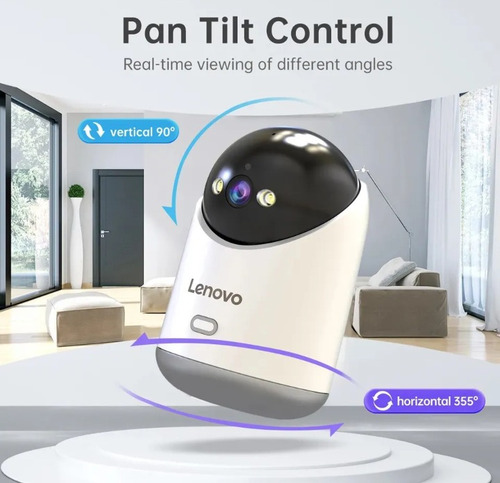 Lenovo 3 Mp 5g Wifi Cámara Ip Night Seguimiento Automático