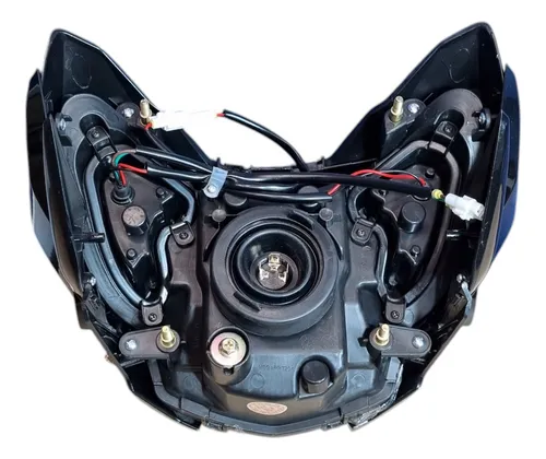 Carenaje Con Farola Tvs Apache 200 Rtr Negro Duramax