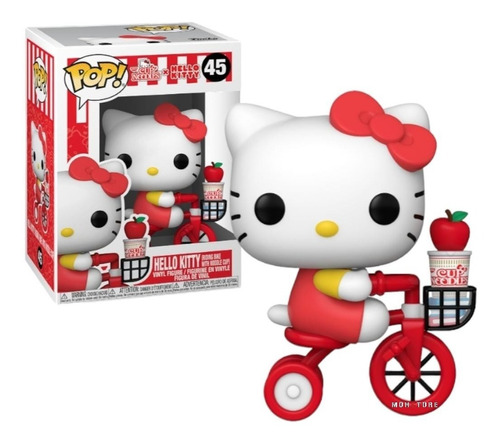 Funko Pop Hello Kitty Ridin Bike With Noodle Cup #45 (ramen)