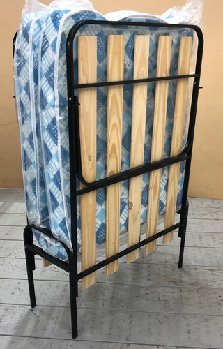 Imagen 2 de 4 de Cama Jaula Plegable Con Colchon Incluido!!indestructible!!