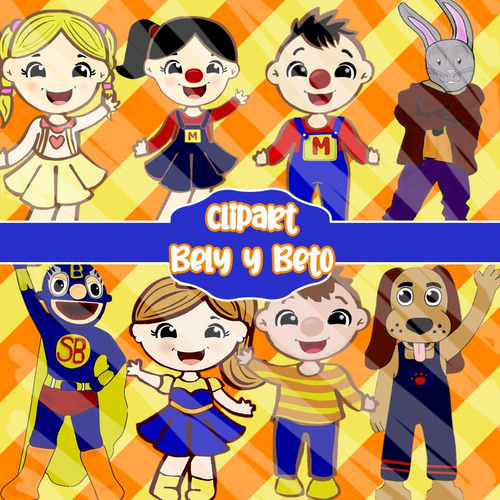 Kit Digital Clipart Imágenes Bely Y Beto Animados Png/jpg | MercadoLibre Kit Digital Clipart Imágenes Bely Y Beto Animados Png/jpg | MercadoLibre