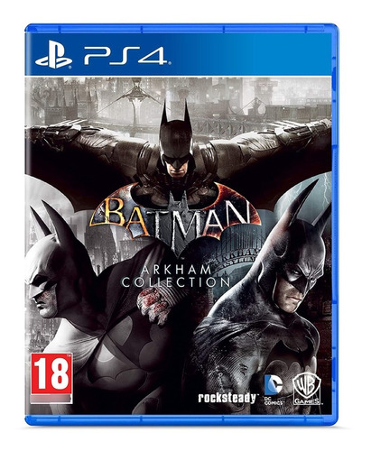 Batman: Arkham Collection - Ps4 (europeu) Mídia Física