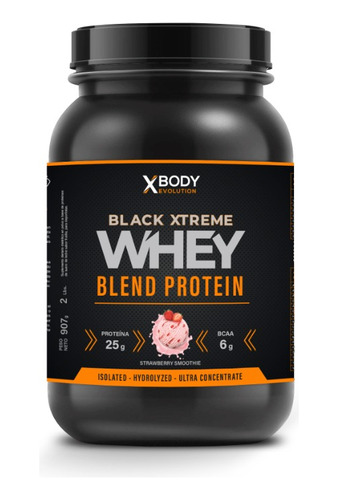 Whey Blend Protein Black Extreme 2lbs Xbody Evolution