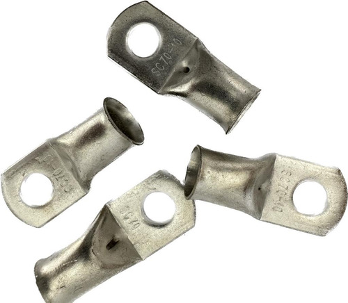 Kit 6 Pçs Terminal Olhal Compressao 70mm - Furo M10