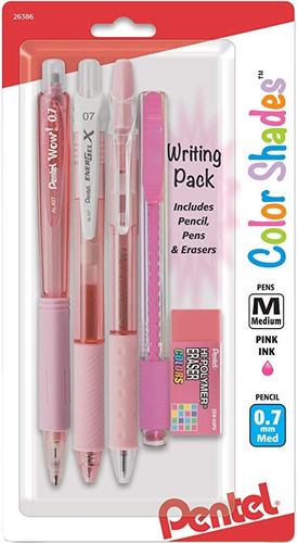 Pentel Tonalidades De Escritura Pack - Rosa En Colores Paste