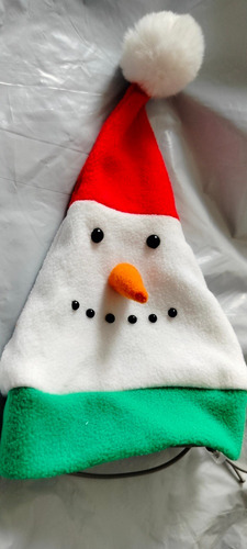 Gorro Muñeco Nieve Mascota Posada Perro Gato Navidad