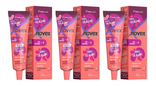 Recarga Novex 80 G Infusao De Colageno-kit C/3un